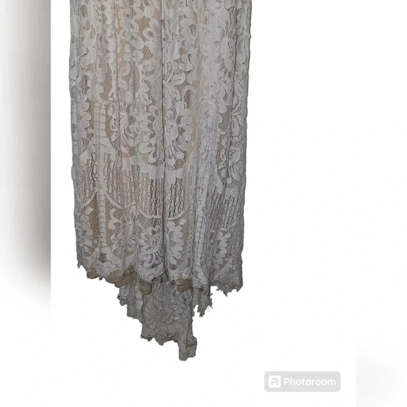 Lulus Flynn White Lace Maxi Dress Size Small - Picture 4 of 9